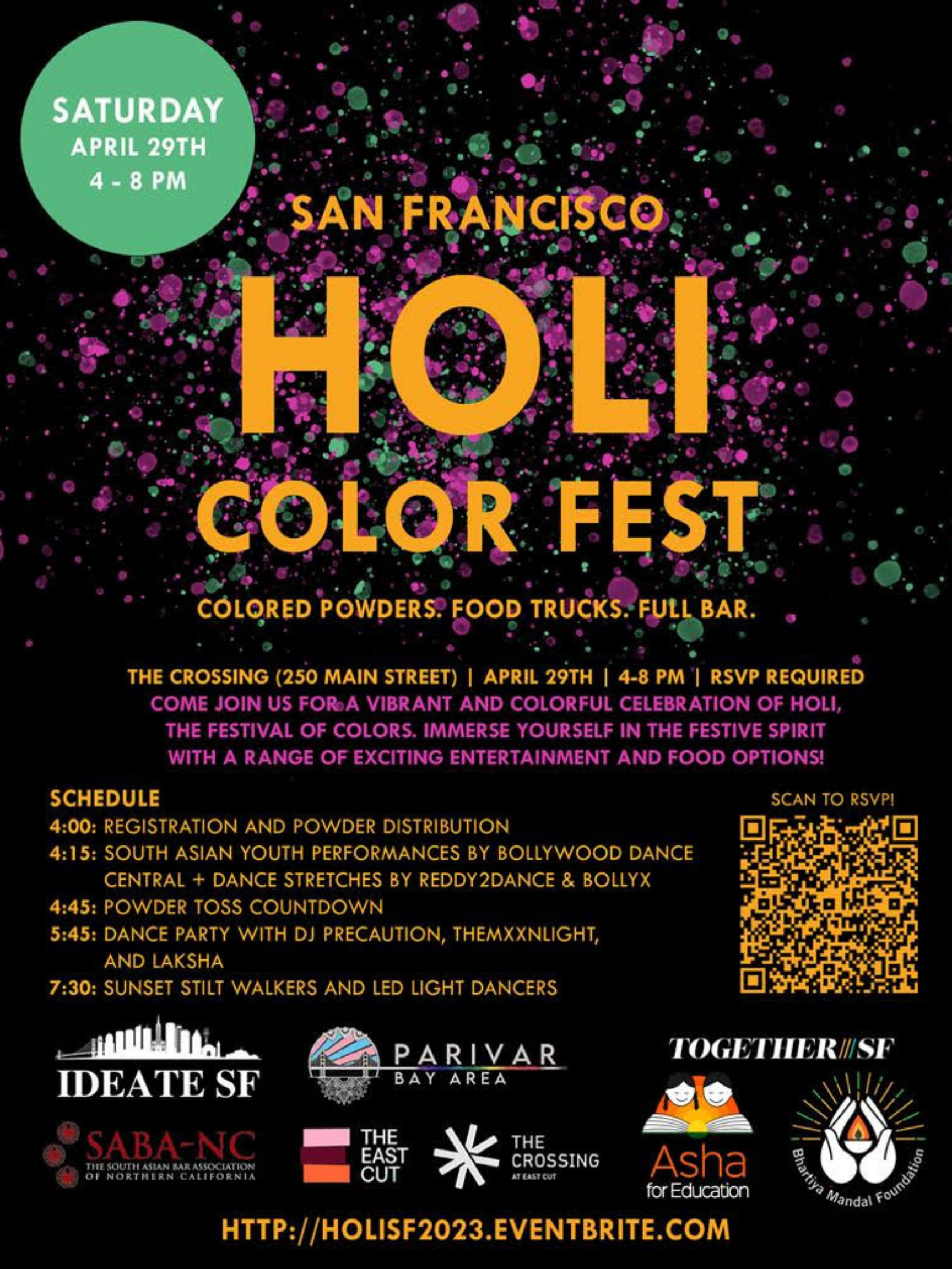 Holi Festival of Colors- Woodstock Arts Festival Series, 111 Elm